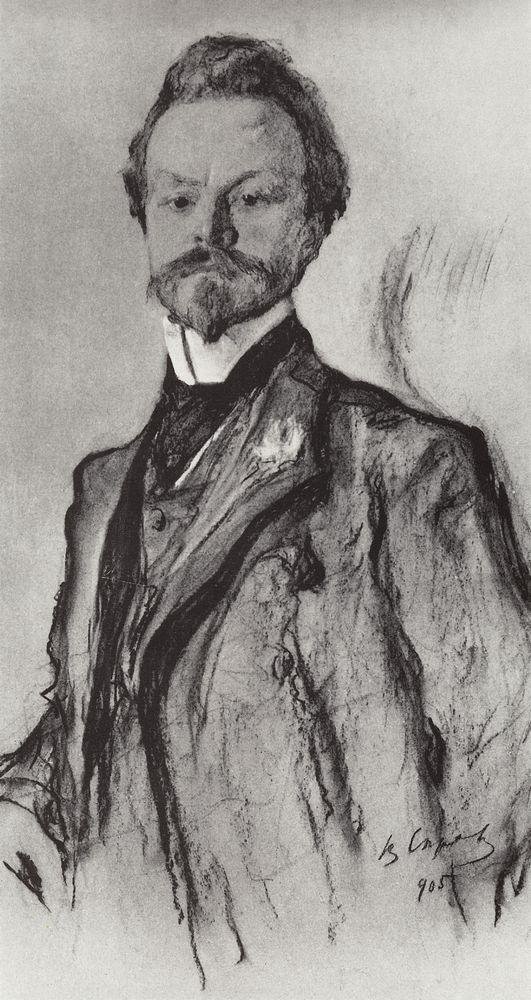Портрет поэта К.Д.Бальмонта. 1905