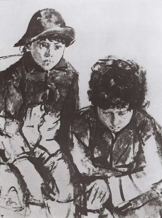 Дети Серова. Юра и Саша. 1902-1904