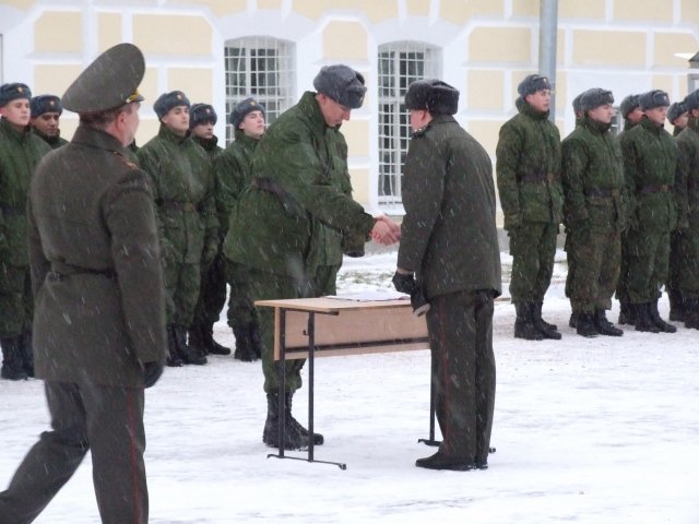 Поздравление комвзвода