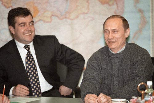 Фото сделано 27 марта 2000 года, на следующий день после победы Путина на президентских выборах.