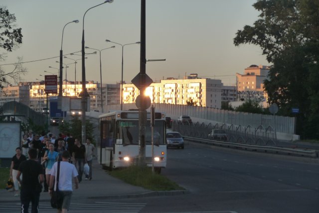 Закат на мосту