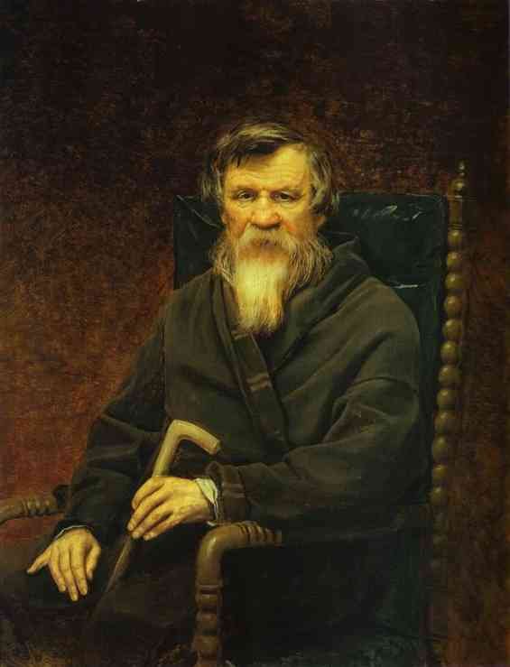 Василий Перов "Портрет историка Михаила Погодина". 1872