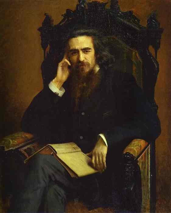 Иван Крамской "Портрет философа В.С. Соловьева". 1885