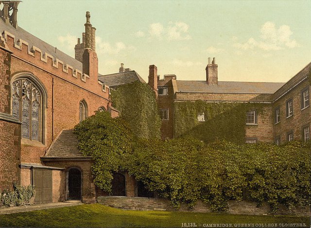 Photo, historical  · Queens' College Cambridge · Cambridge, England, UK