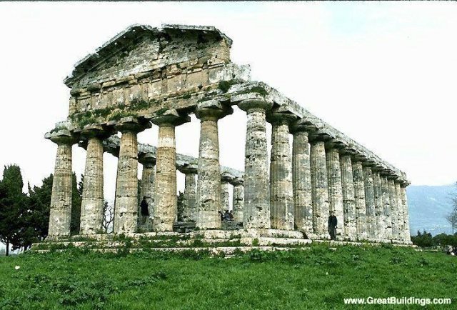 Temples of Paestum · Paestum, near Naples, Ital