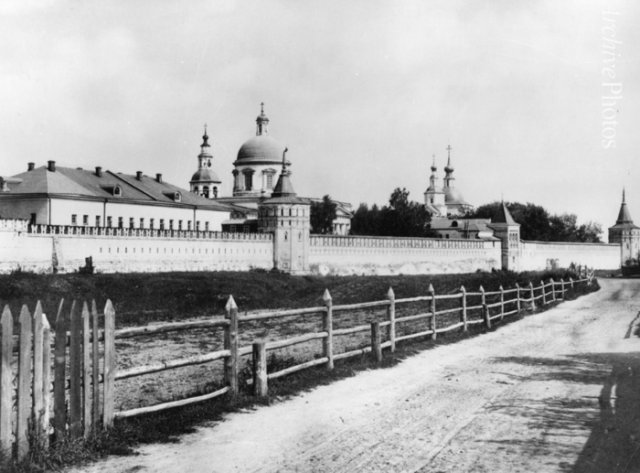 Вид на Свято-Даниловский монастырь.